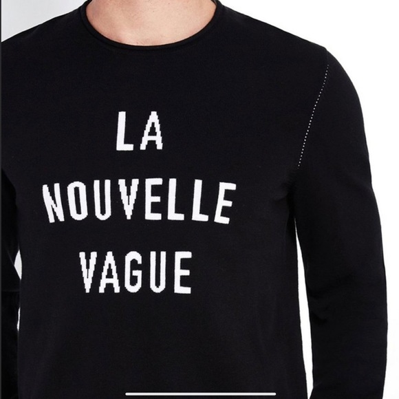 NWT AG Adriano Goldschmied Cedric Crew Neck Sweater La Nouvelle Vague Me… - Picture 3 of 3